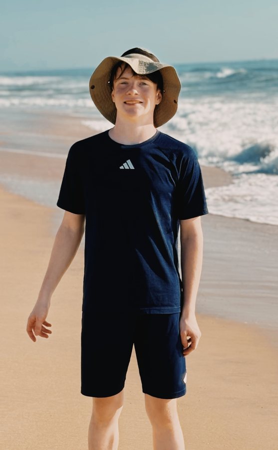 Ethan on the beach